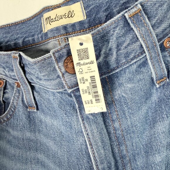 NWT Madewell The Slouchy Boyjean Rosewell Wash Rigid Size 30 NEW - Picture 6 of 13